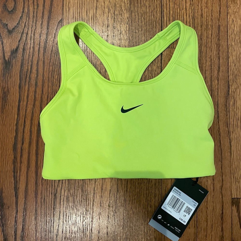 green sports bra